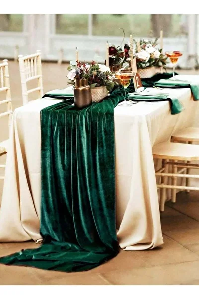 Generic Velvet Decoration Tablecloth, Wedding, Festival, Birthday, Dinner, Graduation Decoration, Indoor an