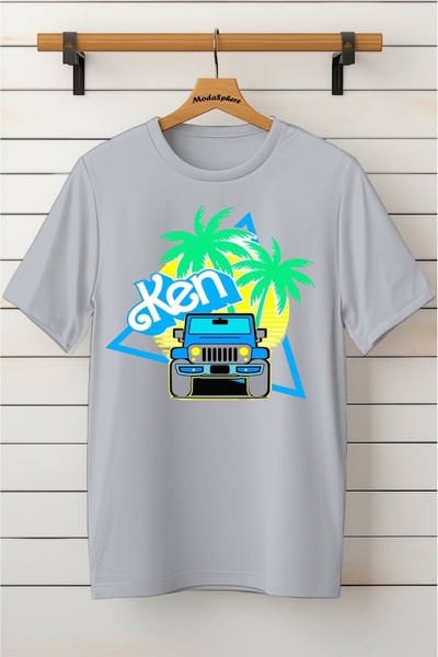 AR&YOS Printed Unisex Oversize T-Shirt Oversize