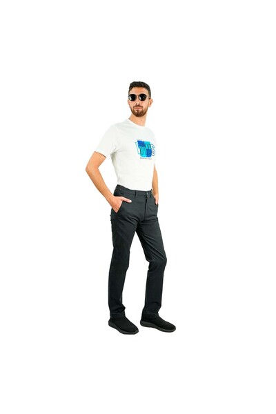 Giordano Men's Slim Tapered Khakis