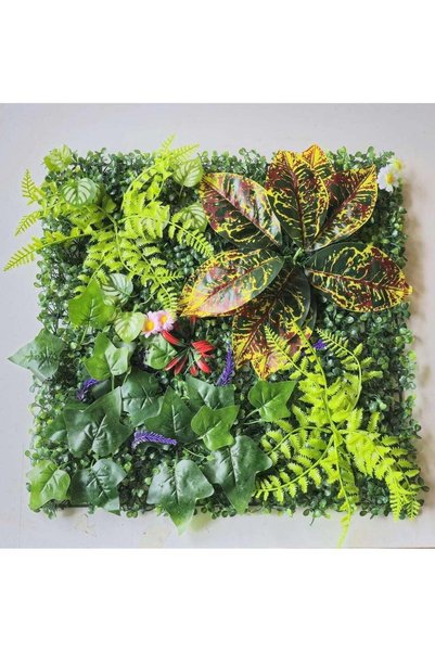 Generic Artificial Wall Grass Panels Multicolour 50x50cm