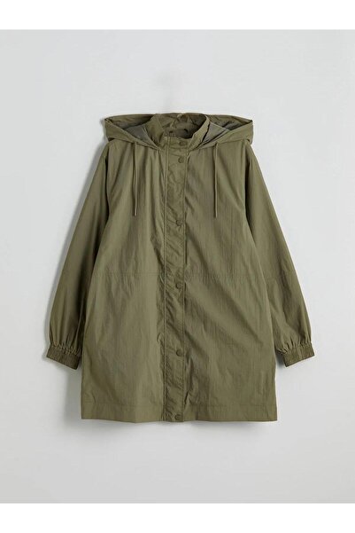 LC Waikiki Γυναικείο αδιάβροχο με κουκούλα LCW Oversize (W5)