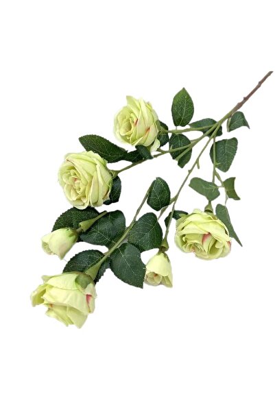Generic Pack Of 2 Artificial Roses for Home Decoration Green