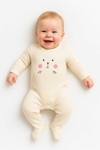 Necix's Lonia Baby Girl Jumpsuit White