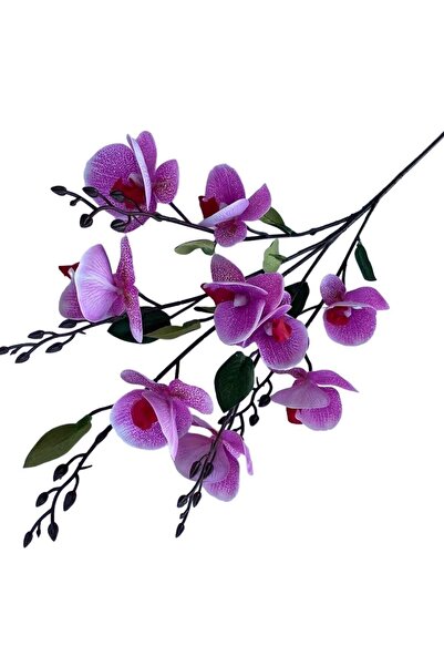 Generic 3D Long Artificial Flowers with Five Forks Purple