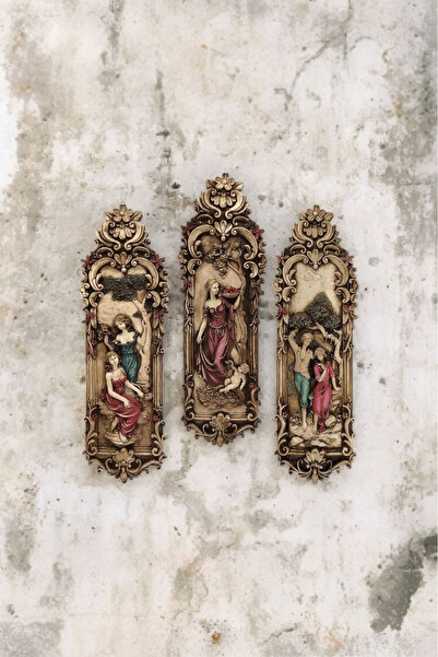 Harmoni Art Dekoratif 3'lü Duvar Dekoru