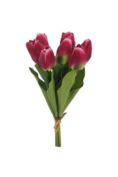 Generic Eternal Tulip Harmony Artificial Silk Tulip Flowers Pink