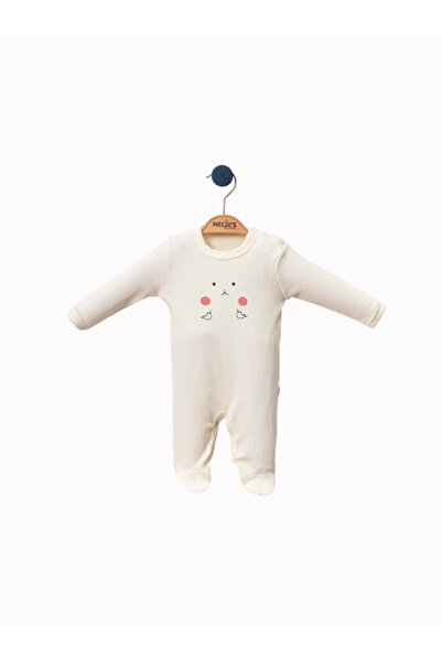 Necix's Lonia Baby Girl Jumpsuit White