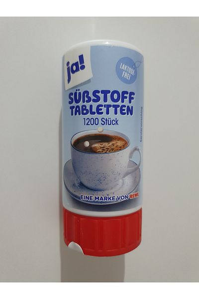JA Süßstoff Tabletten 72Gr 5 X 1200 Pieces