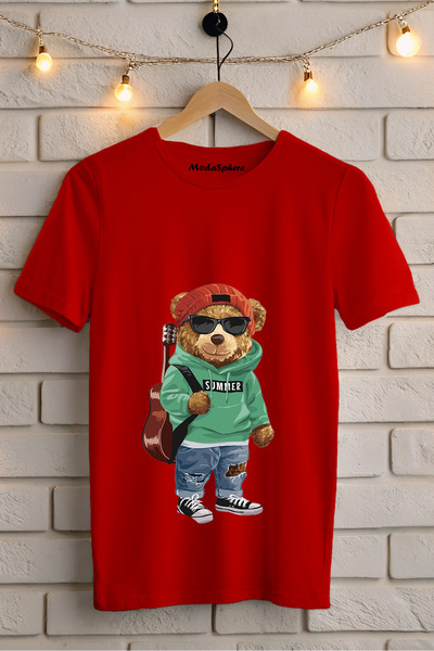 AR&YOS Printed Unisex Oversize T-Shirt Oversize