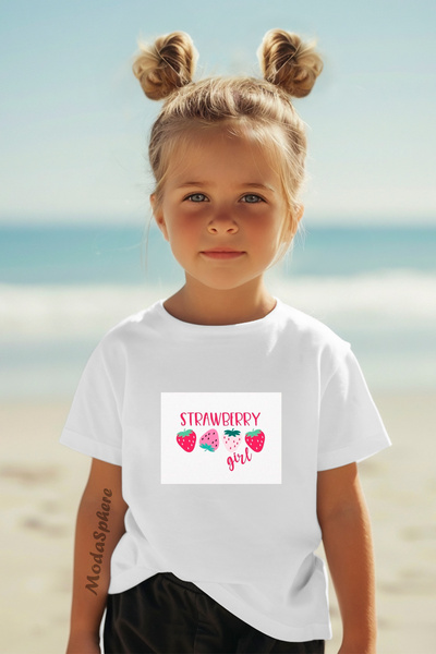 AR&YOS Strawberry Printed Children's Tee