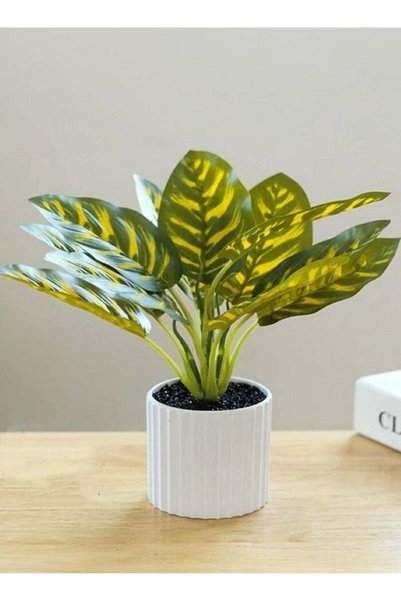 Generic 1-Piece Artificial Potted Plant Modern Potted Ornament For Home Decor...