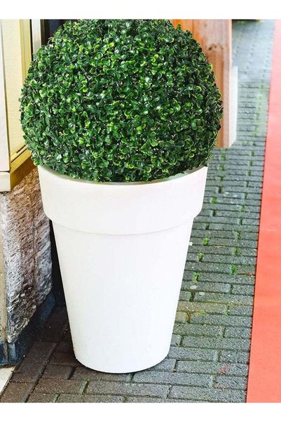 Generic Artificial Boxwood Topiary Ball 45cm, Realistic Green Decorative Plan...