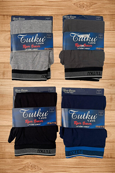 Tutku 4'lü Renkli Erkek Spor Boxer