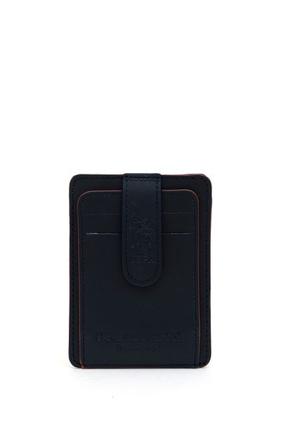 U.S. Polo Assn. Men's Navy Blue Card Holder 50314721-Vr033