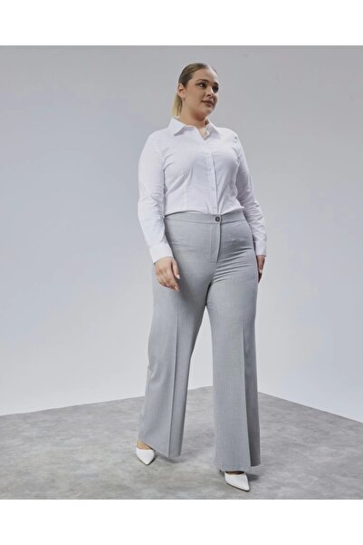 MODA Poly Viscose Full Lycra Elastic Waist Oversize Trousers