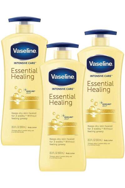Vaseline Intensive Care Essential Healing Lotion 3 x 600ml