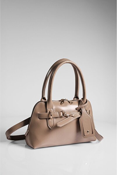 Rimense Women's Mink Long Strap Hand and Shoulder Bag