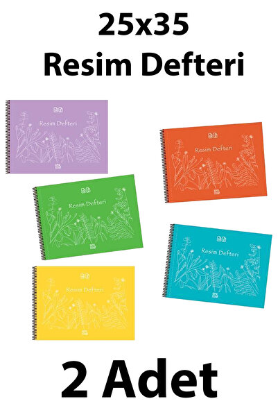 everart Eco Spiralli Resim Defteri 25x35 25 Yaprak 2adet