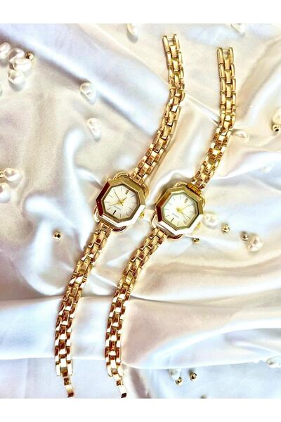 FEYSER Gol Sierra Minimal Sekizgen Kasa Metal Kordon Kadın Kol Saati