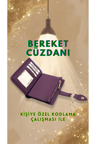 Çare Burada Çare Burada Bolluk Bereket Cüzdanı Mor