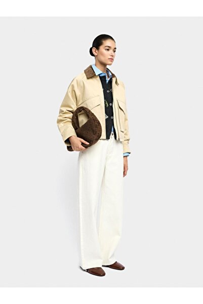 PARFOIS Kontrast Yakalı Ceket %100 Pamuk