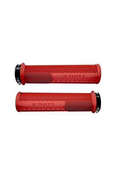 PEATY'S Professional Peaty’s Monarch Grip Knurl 2024, unique rubber compound, red