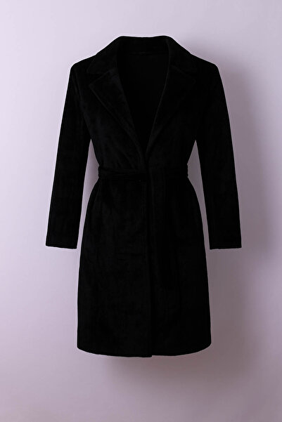 trender Black Women's Coat 3403
