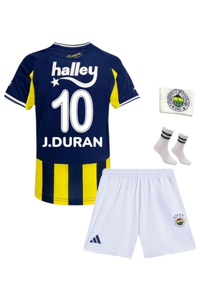 Marka Extra Fe.ner.bah'çe 25/26 Yeni Sezon J. Dur.an Sarı Lacivert Çubuklu Ço...