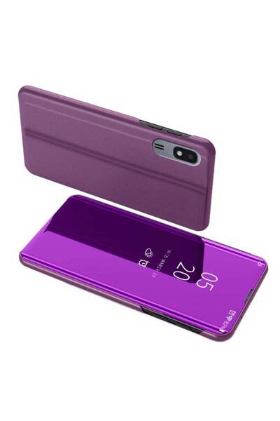 Tekamo Samsung Galaxy A2 Core Uyumlu Aynalı Kapaklı Lüx Kılıf