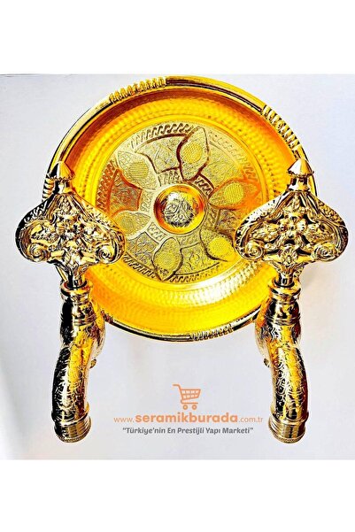 Genel Markalar SB Hamam Taslı İkili Desenli Özel Osmanlı Musluğu Gold