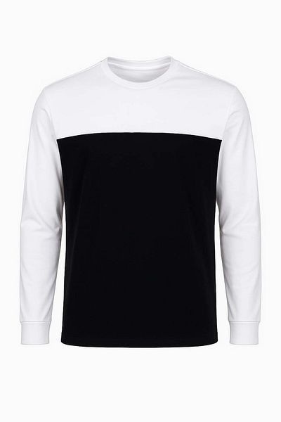 trender Black - White Men's Sweatshirt