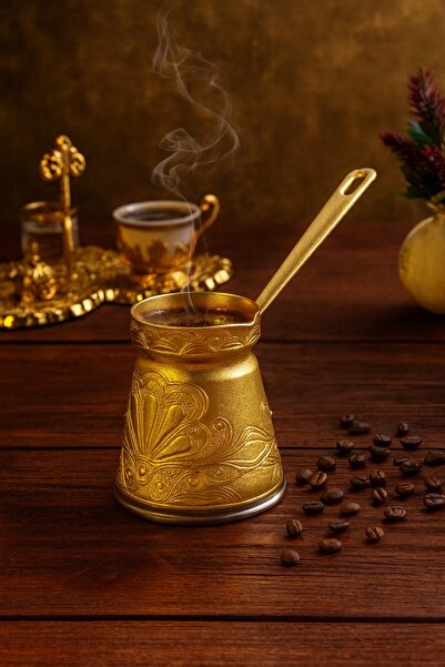 ArnaBella Cezpot İstiridye Desenli Döküm Cezve 4 Kişilik - Mıknatıslı Ocaklar...