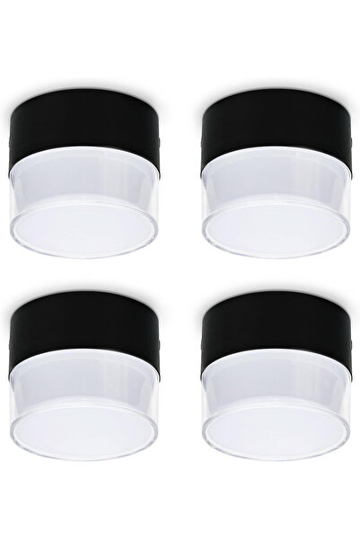 YindaLux Spoturi rotunde de tavan 4x12W, 1200lm, 3 nuanțe de culoare