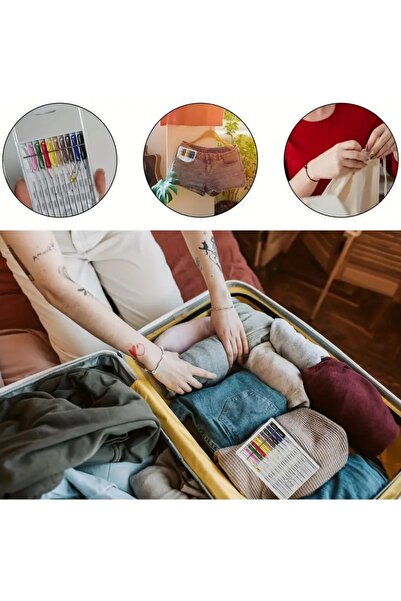 DUCK HOBY Mini Dikiş Seti Toplu Kolay Önceden Ipliklenmiş Iğne Seti Seyahat Dikiş Seti