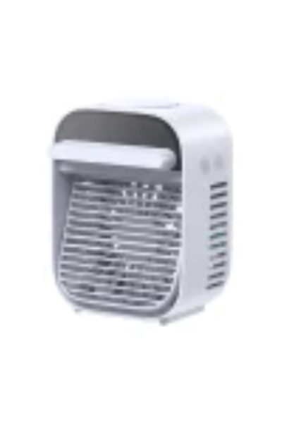 OEM Mini răcitor de aer portabil, 3 funcții - răcire, umidificare, lumină LED în 7 culori, alimentare USB