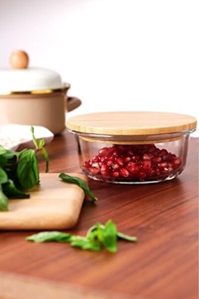 STOREMAX Sellbuyst Natural 400 ml Rectangular Borosilicate Storage Container Trendy 266450