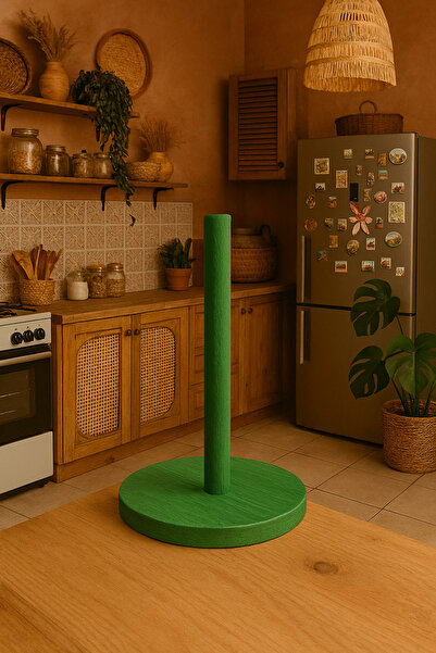 DemCey Home Ahşap Kağıt Havluluk , Rulo Havluluk , Peçetelik