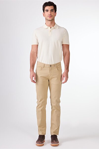 Dufy Vizon 5 Cep Düz Renk Slim Fit Erkek Pantolon