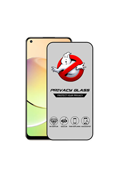 CaseArt Realme 10 ile Uyumlu Tam Kaplayan Privacy Hayalet Temperli Ekran Koru...