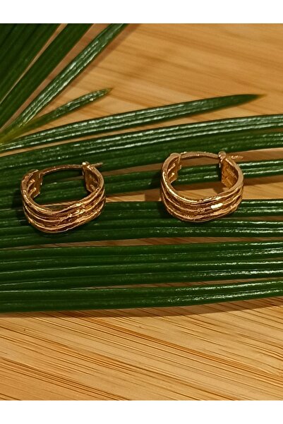 Monalisa Home أقراط فاخرة ذات لون برونزي