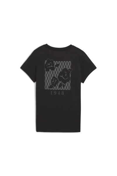 Puma GRAPHICS TRAIN CONCEPT TEE W Siyah Kadın T-Shirt