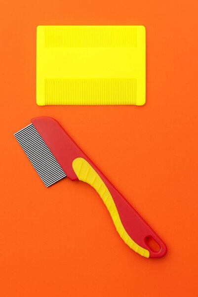 Metler 2'li Bit Tarağı Seti – Saç Biti ve Sirkeleri İçin Etkili Temizlik Tarağı | Kolay Kullanım