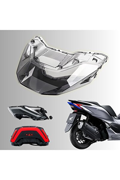 DEKOHOP Honda Pcx Füme Stop Lambası Camı 2021-2024 Modellere Tam Uyumlu Modif...