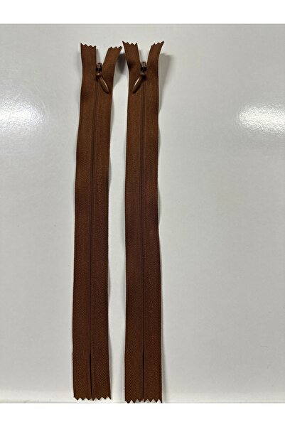 e tuhafiye 2 Opti Brand кафяв цип за панталони-пола (24 cm)