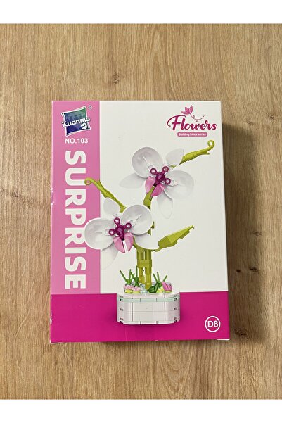 Se Promo Flowers Phalaenopsis Orchid Lego Flower Set – 138 Pieces Decorative and Hobby Toy, Decor