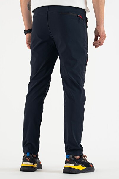 Souris Ανδρικό παντελόνι εξωτερικού χώρου από εύκαμπτο ύφασμα από λύκρα με λεπτή εφαρμογή με λεπτή εφαρμογή