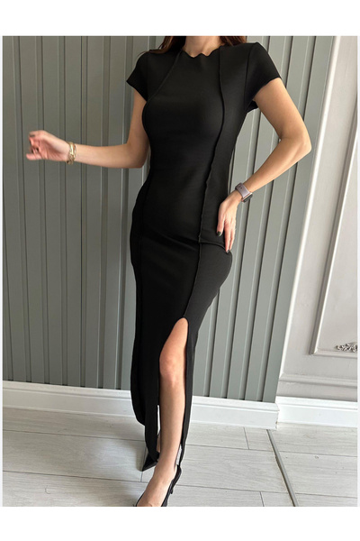 MUTLUDÜNYAM Ottoman Fabric Filthy Stitching Full Length Bodysuit Suit Dress