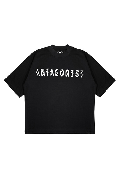 TRAGEDY Unisex Oversize Antagonist Written Printed Boxy Fit Thick Fabric T-Shirt