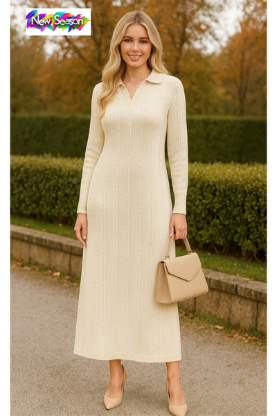 semela New Season Boydan Hair Braided Knitted Dress