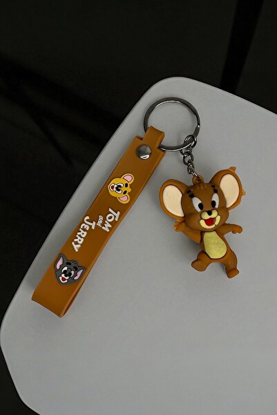 Dia store Tom and Jerry Silicone Keychain – Cute Cartoon Character Bag Accessory (Price Is for 1 Piece)